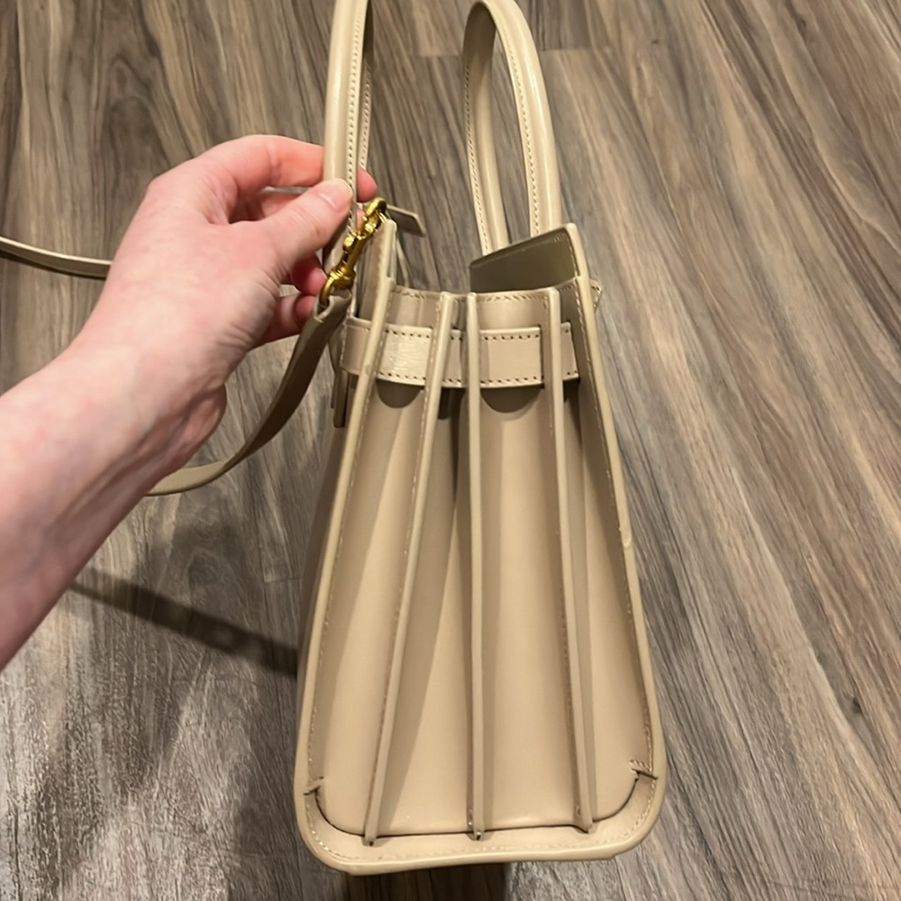 Saint laurent ysl sac sdj baby bond avec bou for sale. It’s beige neutral color - Picture 4 of 6